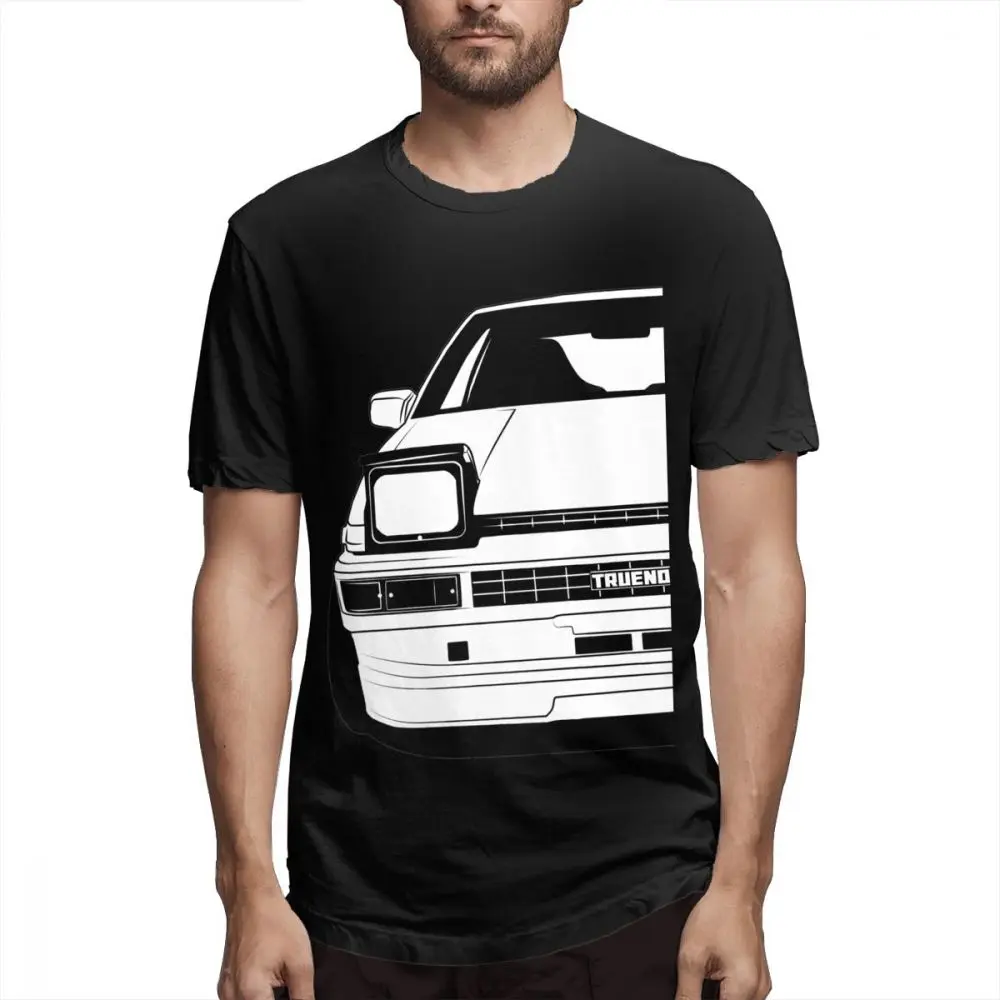 Ae86 Initial D футболка с принтом хлопковая размера плюс Модная брендовая одежда для