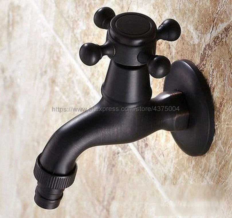 Водоразборный кран Nav112 для стиральной машины садовая черная Античная бронзовая