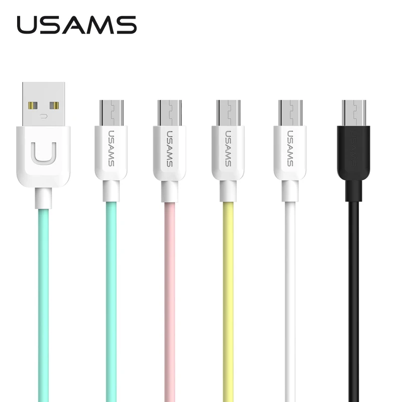 USAMS USB Micro кабель для передачи данных зарядный Microusb Xiaomi Samsung Android зарядного