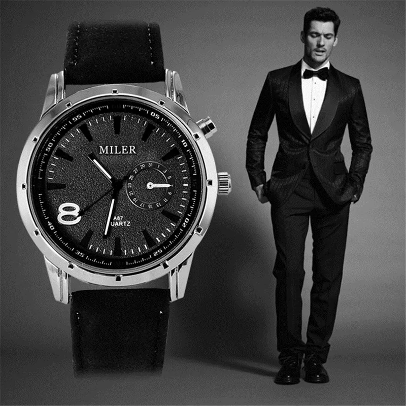 Мужские спортивные военные часы от подлинного бренда MILER Модные кварцевые