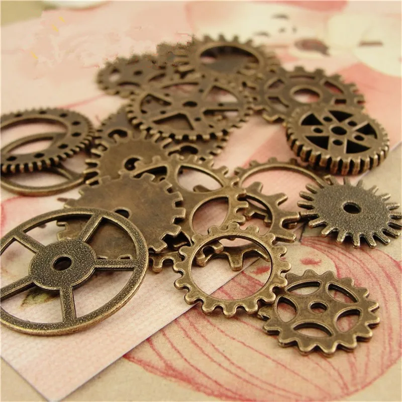 RONGQING 100 шт./лот стимпанк взрыв новый продукт механические шестерни Подвески для
