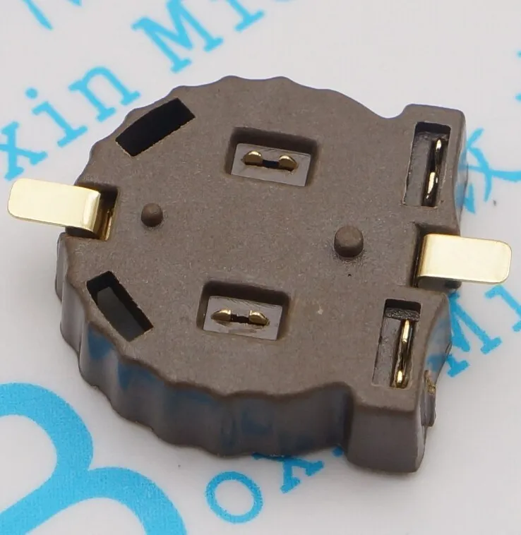 80 шт. держатель аккумулятора CR1220 для монет поверхностный монтаж 1220 с