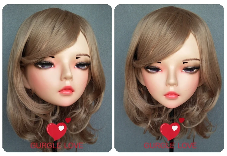 

(NEW-38) Female Male Mask Realistic Silicone Masks Halloween Party BJD Doll Crossdress Japan Kigurumi Mask Anime Cosplay