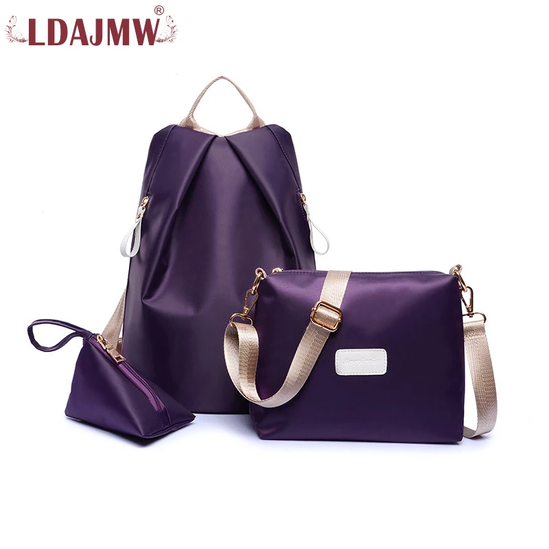 LDAJMW 3 шт./компл. нейлоновый рюкзак на обоих плечах для родителей и детей