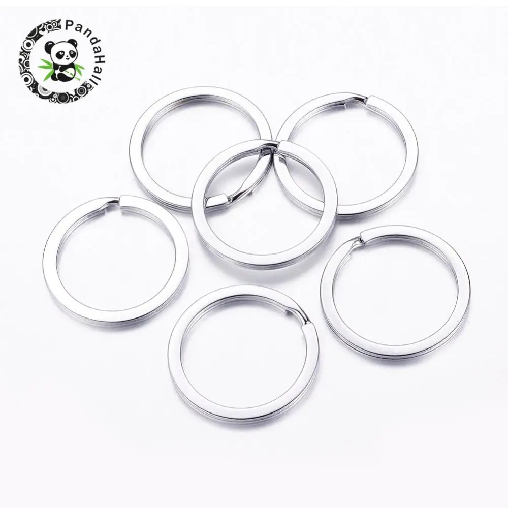 

Железные разрезные кольца для ключей, кольцо, металл, 30x2 мм