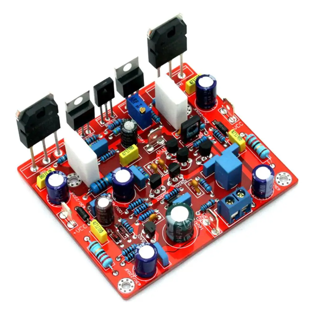 Плата усилителя мощности NJW0281/NJW0302 MJE15032/MJE15033 50 Вт постоянный ток +/ 45 В класс A