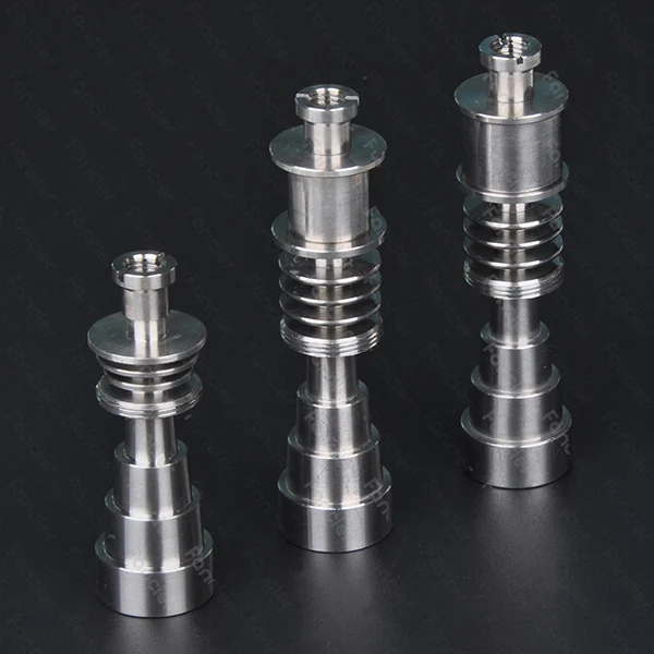 6 в 1 Ti E nail титановый/кварцевый гибридный E Nail для 10 мм 16 мм или 20 мм E nails Coil rigs Hookahs