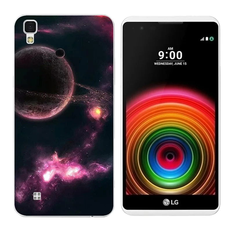 Soft TPU Cases for LG X power K210 K220 LS755 Triangle Printing Back Cover Skin Power K220DS Bags Fundas |