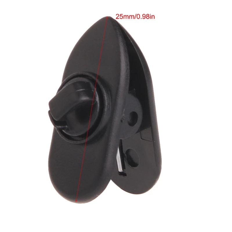 

10Pcs/Set Cable Cord Clip Clamp Collar Lapel Shirt Holder For Headphone Earphone