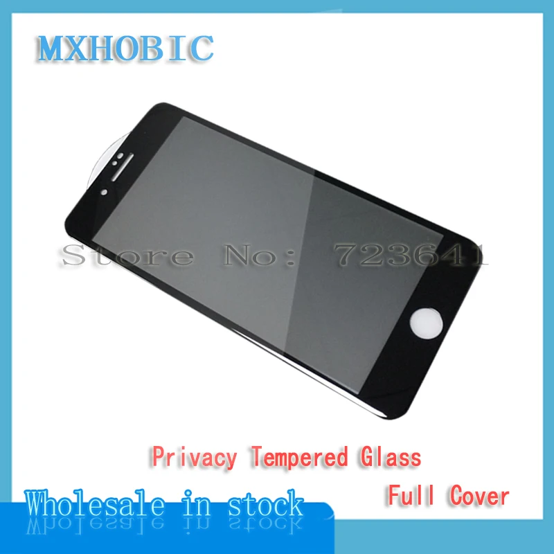 5pcs Full Cover Privacy Tempered Glass For iPhone X XS Max XR 6 6S 7 8 Plus Anti Spy Screen Protector Anti-spy Protective Film | Мобильные