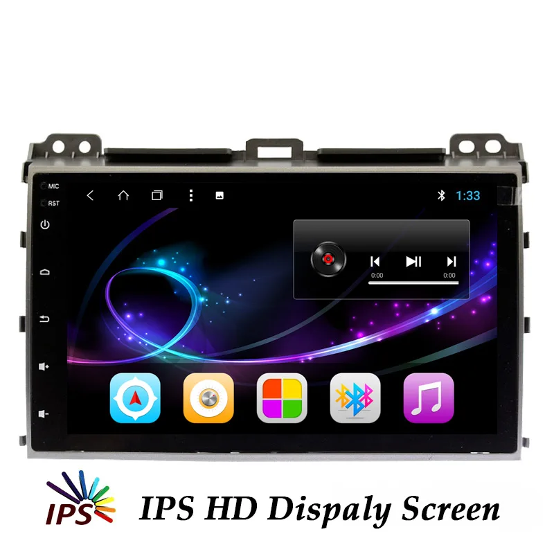 SMARTECH 2 Din стерео радио для Toyota Prado 120 Land Cruiser ips экран 8 Core Android 1 поддержка JBL и PIONEER