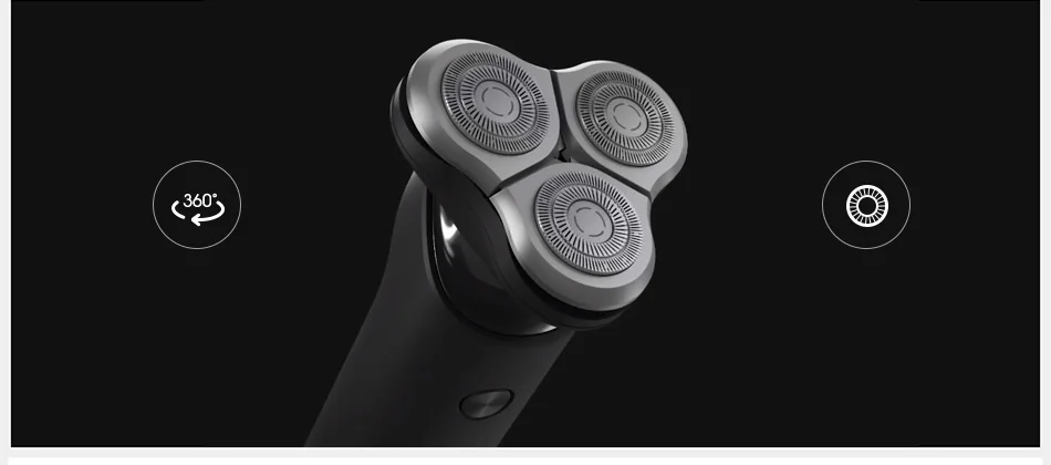 (Корабль из Москвы) Xiaomi Mijia электробритва 3 плавающей бритвенной головки IPX7