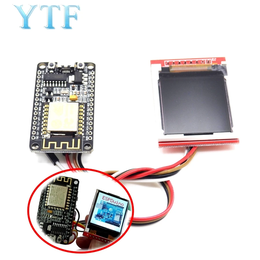 Комплект для разработки ESP8266 с экраном 1 44 дюйма TFT дисплеем или CH340 NodeMcu V3 Lua