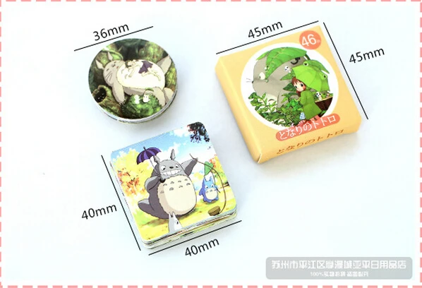 

25 pcs/lot Kawaii Cartoon Totoro Design with girl decoration sticker for kids stationery school supplies(tt-4782)