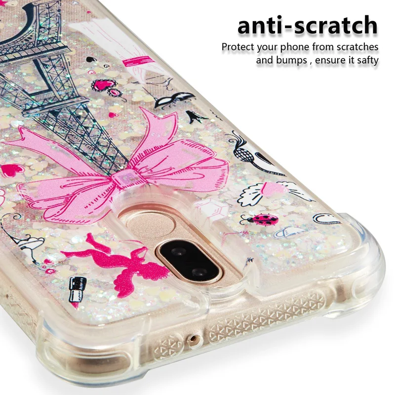 Luxury Glitter Liquid Sand Quicksand Soft TPU Silicone Phone Cover Shell Funda for Huawei P8 Lite 2017 P10 Mate 10 Pro Case |