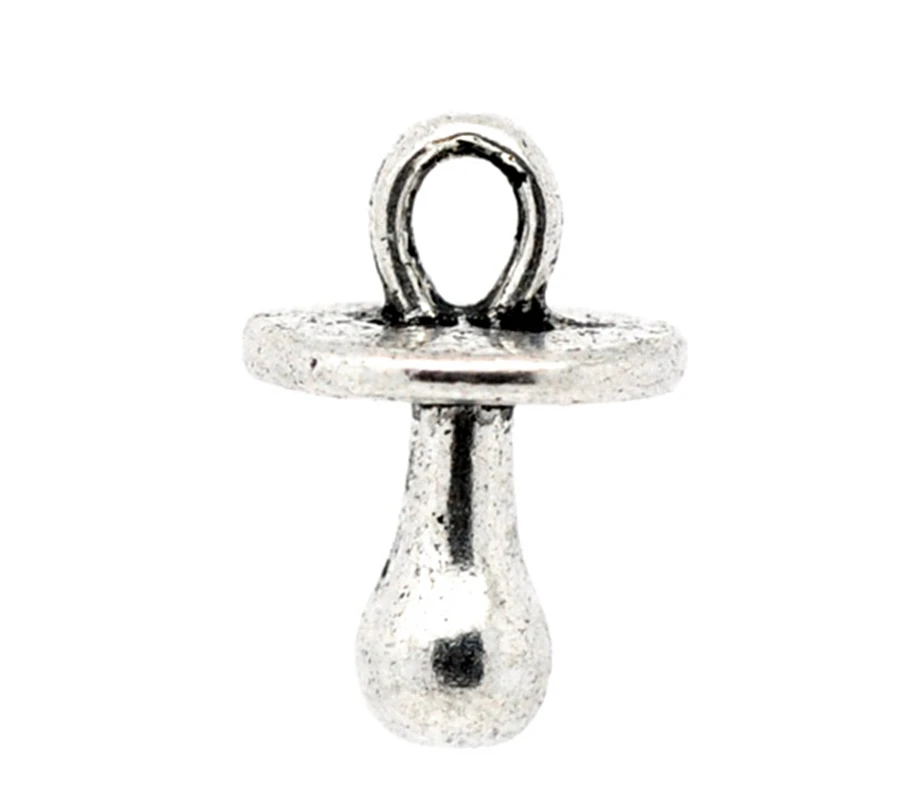 

DoreenBeads 50 Подвески серебряного цвета в форме соски 13x9 мм (B10708), иу