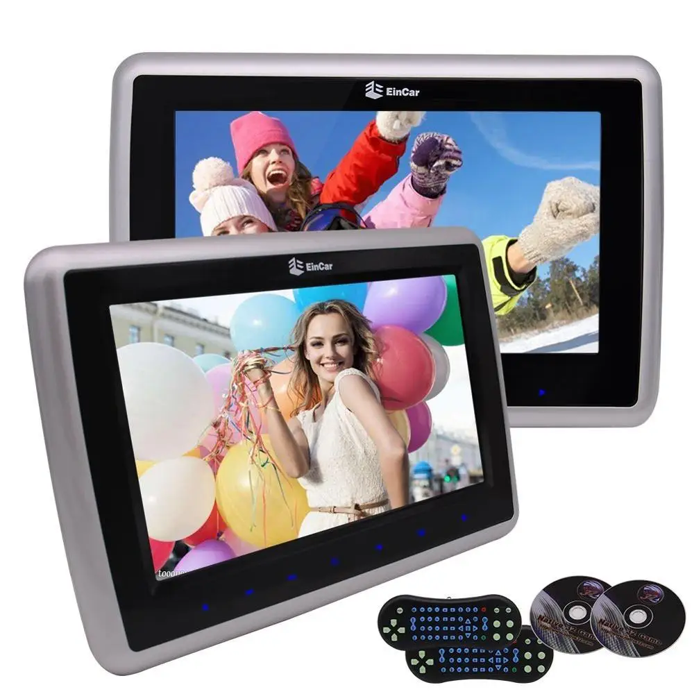 Из 2 предметов автомобиля подушки DVD плеер подголовники видео широкий угол обзора