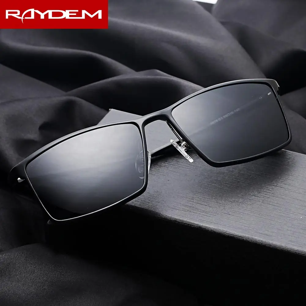 Прямоугольный поляризованные солнцезащитные очки 2019 Для мужчин высокого