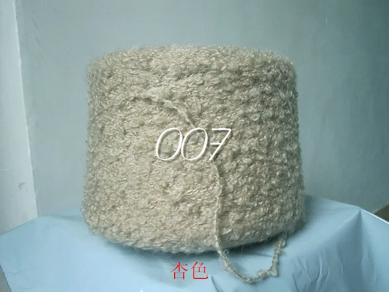 007 400 г/лот, новинка, великолепная шерстяная пряжа, мягкая ворсовая пряжа для вязания, шарф, шапка, пальто, пряжа средней толщины, нитки ZL50 - Цвет: 007