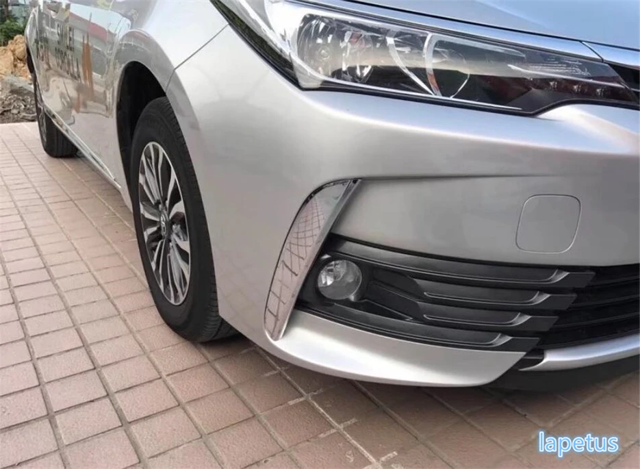 Для Toyota Corolla 2017 2018 ABS передняя решетка гриль противотуманный светильник