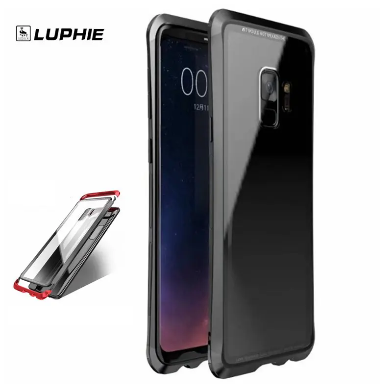 Чехол Luphie для Samsung Galaxy S9/S9 Plus алюминиевый бампер защитный чехол S9 металлическая