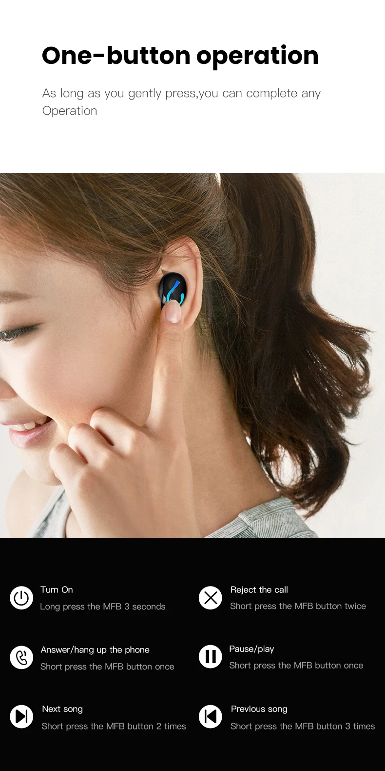 IONCT Q67 TWS 5,0, Bluetooth наушники, свободные руки, беспроводные наушники, спортивные наушники, наушники, гарнитура, зарядная коробка, дисплей питания