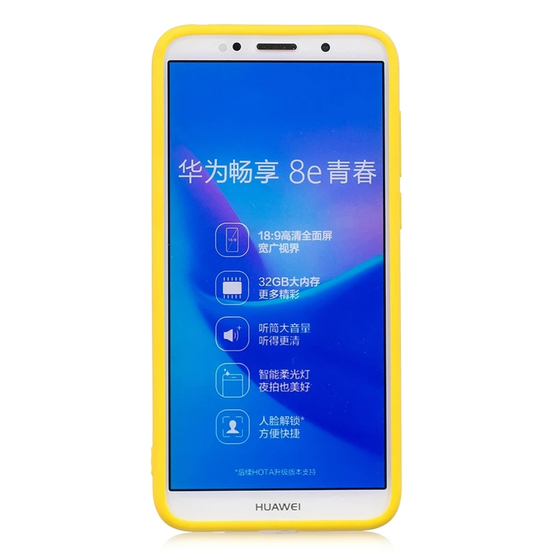 Карамельный цвет чехол для телефона для Coque Hawei Y5 Мягкий Силиконовый ТПУ чехол s для Etui huawei Y5 Y 5 5Y задняя крышка