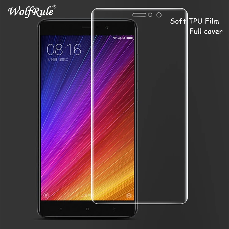 2 шт. защитная пленка для экрана Xiaomi Mi5s Plus мягкая термополиуретановая защиты от