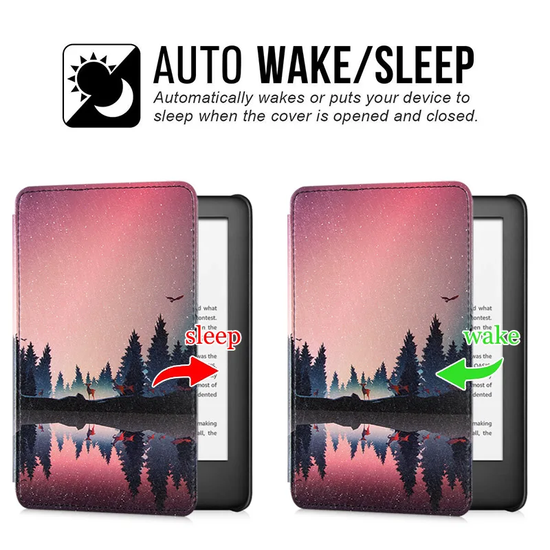 Чехол BOZHUORUI для Amazon new kindle 10th поколения, Портативная подставка, Магнитный смарт-чехол, чехол для kindle