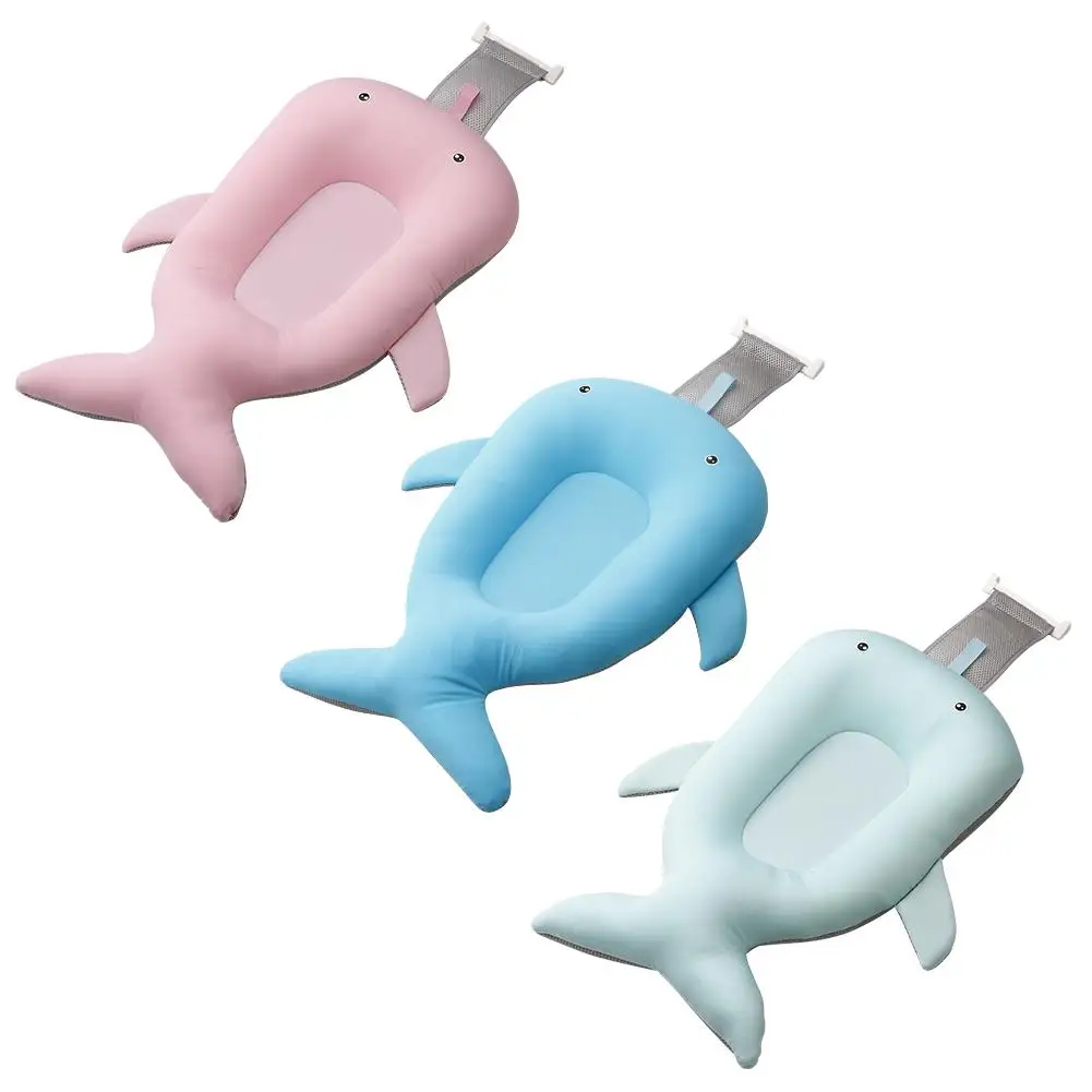 

Portable Cartoon Whale Shape Baby's Bath Mat Infant Baby Bath Pad Non-Slip Bathtub Mat Baby Safety Bath Seat
