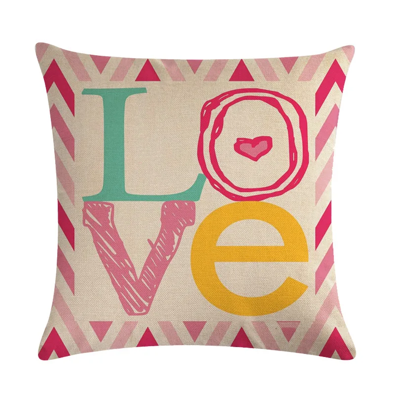 Английский чехол для подушки с буквами хлопок лен корона наволочка домашний