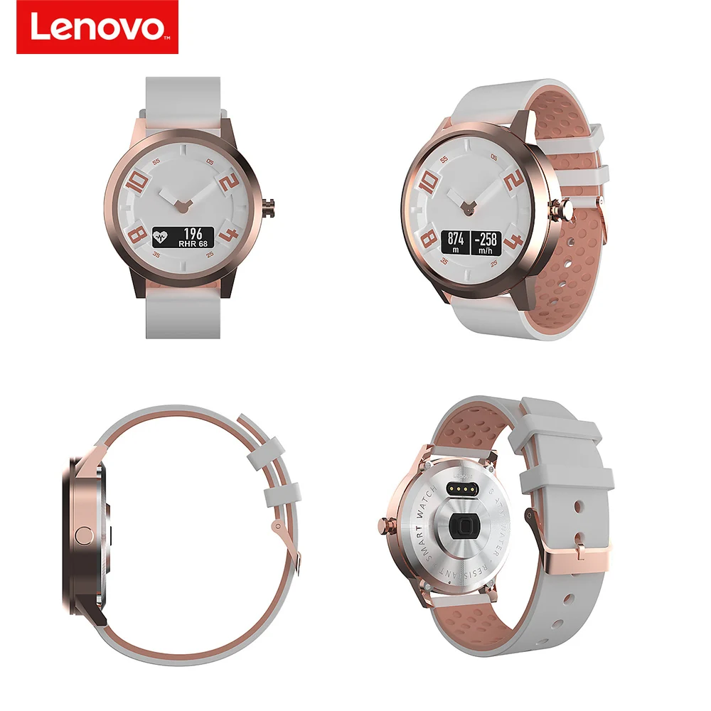 Умные часы Lenovo Watch X 80ATM водонепроницаемые сапфировое стекло механические 45 дней в