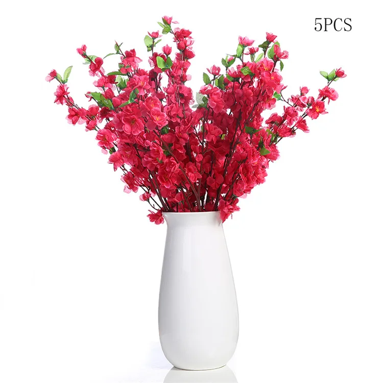 picture color Luyue Flor de flores цветы искусственный персиковый цветок для украшения дома свадебные украшения цветы - Цвет: picture color