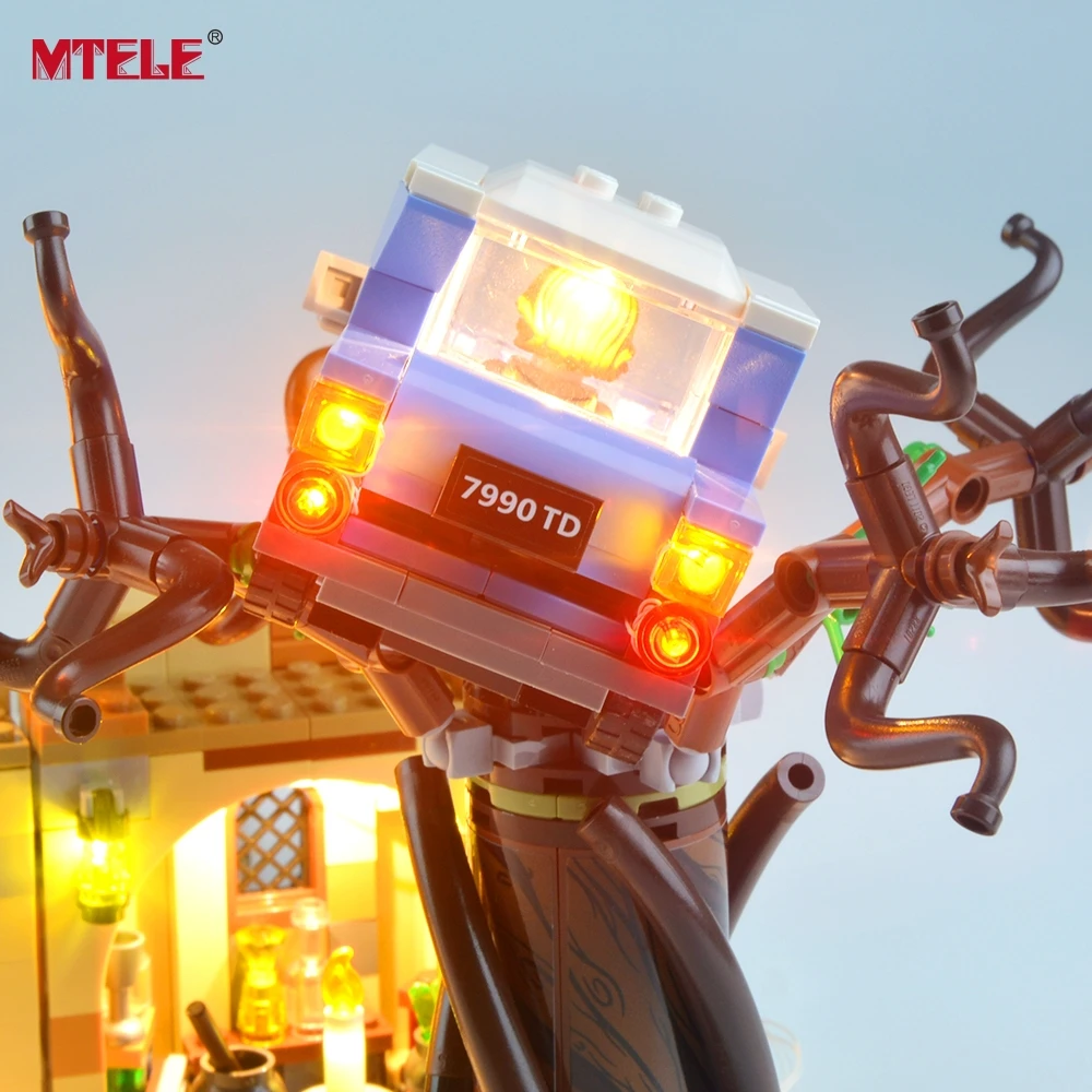 MTELE светодиодный светильник для 75953 Hogwart' s Whomping Willow светильник ing комплект совместим с 16054(не включает модель