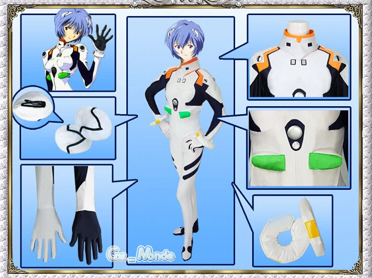 

EVA AYANAMI REI Battleframe COSPLLAY COSTUME customize for any size