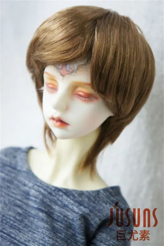 JD192 1/3 модный короткий синтетический мохеровый парик SD BJD кукла парик природа мальчишеский 8-9 дюймов аксессуары для кукол