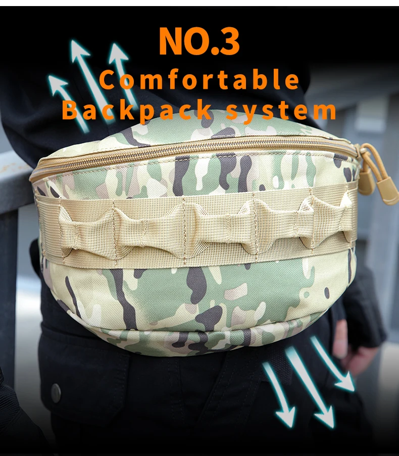 Военная Тактическая Сумка Molle с карманами для рыбалки, охоты, спорта, бега, мобильного телефона, походная поясная сумка