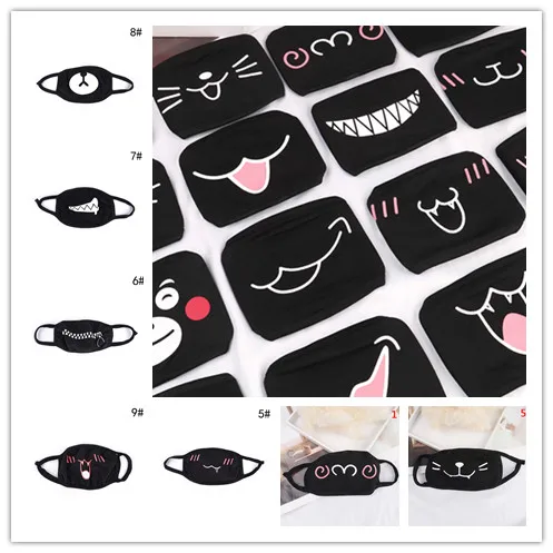 1 шт. забавный узор зубов противопылевая маска для рта унисекс милая мультяшная