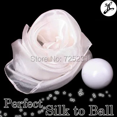 Шелковые Шарики (красные/белые) из Южной Кореи волшебные трюки розовый шар Новое