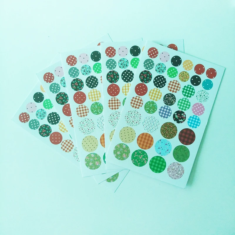 5 шт. самоклеящиеся разноцветные наклейки для скрапбукинга|Канцелярские