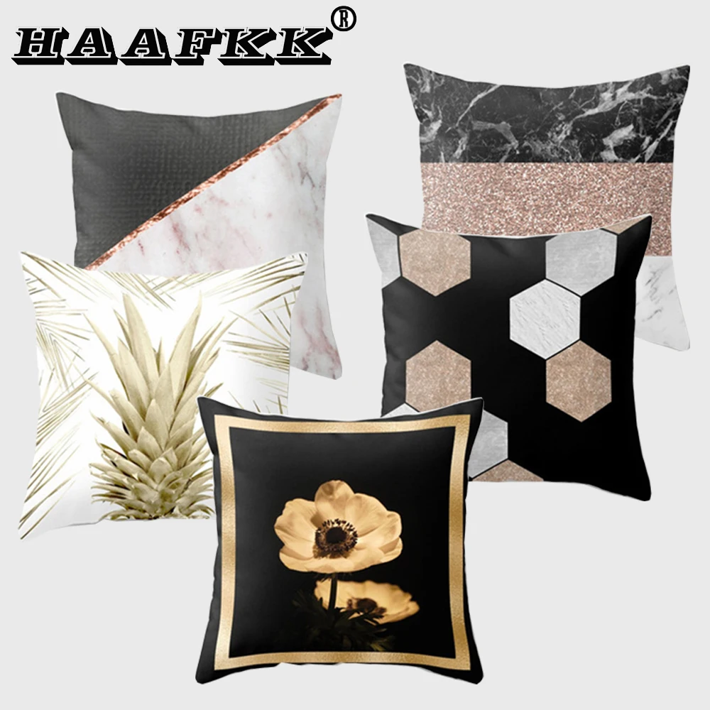 Polyester love Throw Pillow Case Geometric Decorative Pillows For Sofa Seat Cushion Cover 45X45cm Home Decor | Дом и сад