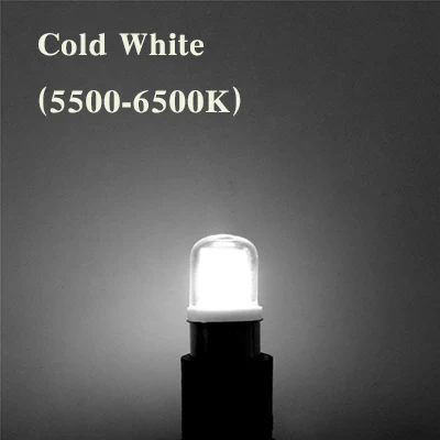 Cold White 2 шт. BA15D 1142 мини светодиодный светильник переменного тока 220 в 110 В для швейных машин лодка 1511 SMD Cob керамический светильник для замены галогенной лампы - Испускаемый цвет: Cold White