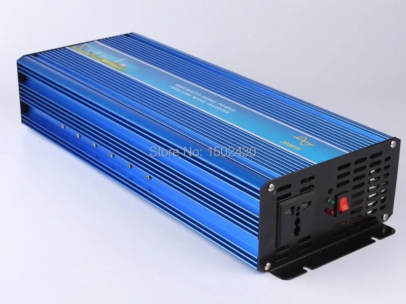 1500 Вт решетки чистая синусоида инвертор с DC12V/24 V/48 V вход генератора ветра 3 года