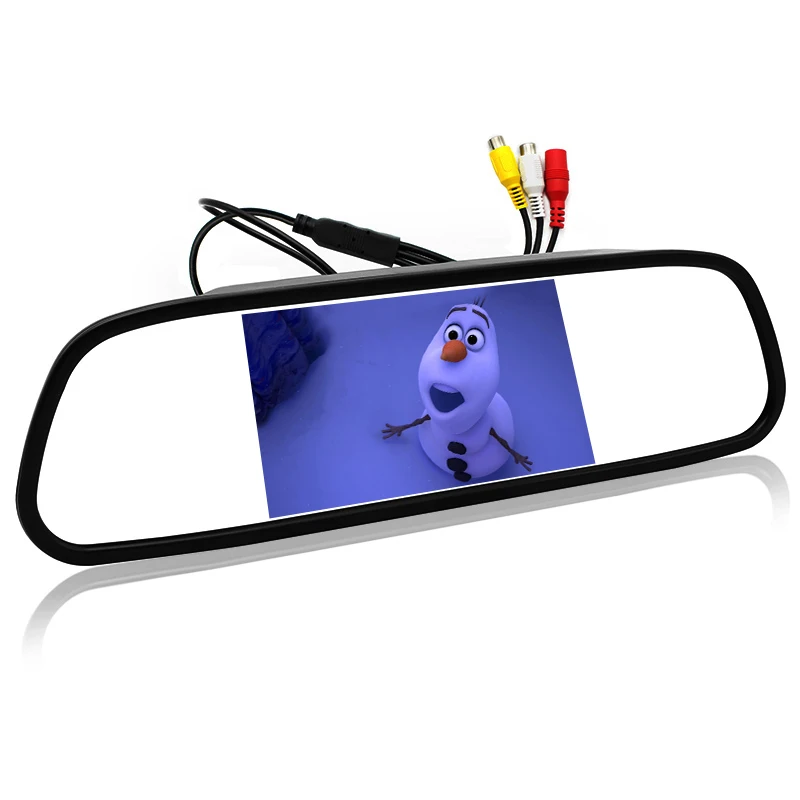 GreenYi 4 3 &quotTFT lcd цветной автомобильный зеркальный монитор с дистанционной