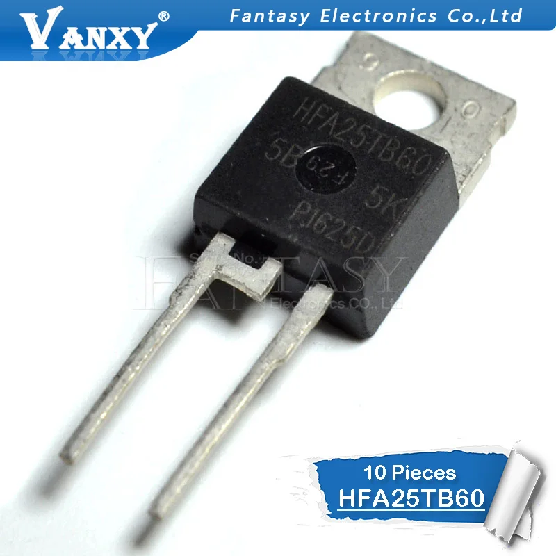 

10 шт HFA25TB60 TO220 25TB60 TO-220