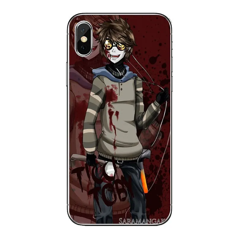 Прозрачный чехол из ТПУ Creepypasta Ticci Toby x reader Poster для Xiaomi Mi A1 A2 5X 6X 8 lite SE Pro Max Mix 2 2S 3 Mi5 Mi5S