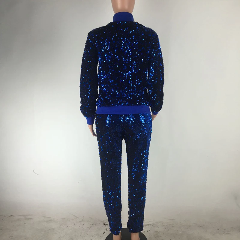 Новейшая модель синий цвет женские туфли из двух частей спортивный костюм топ и