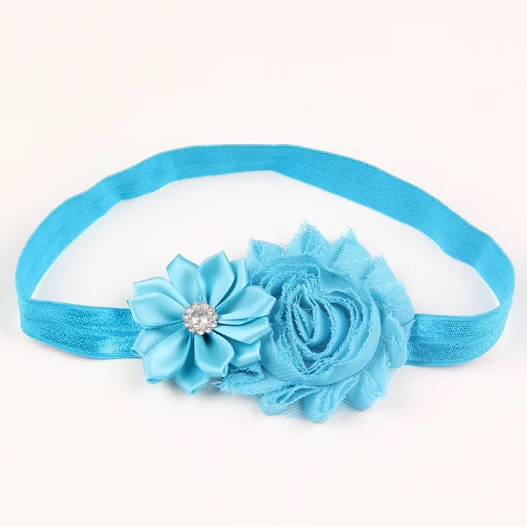 10 Colors baby headbands Baby Headwear Children Flower Pearl Infant Toddler Girl Headband Clips Hairband Hair Band Accessorie резинки для