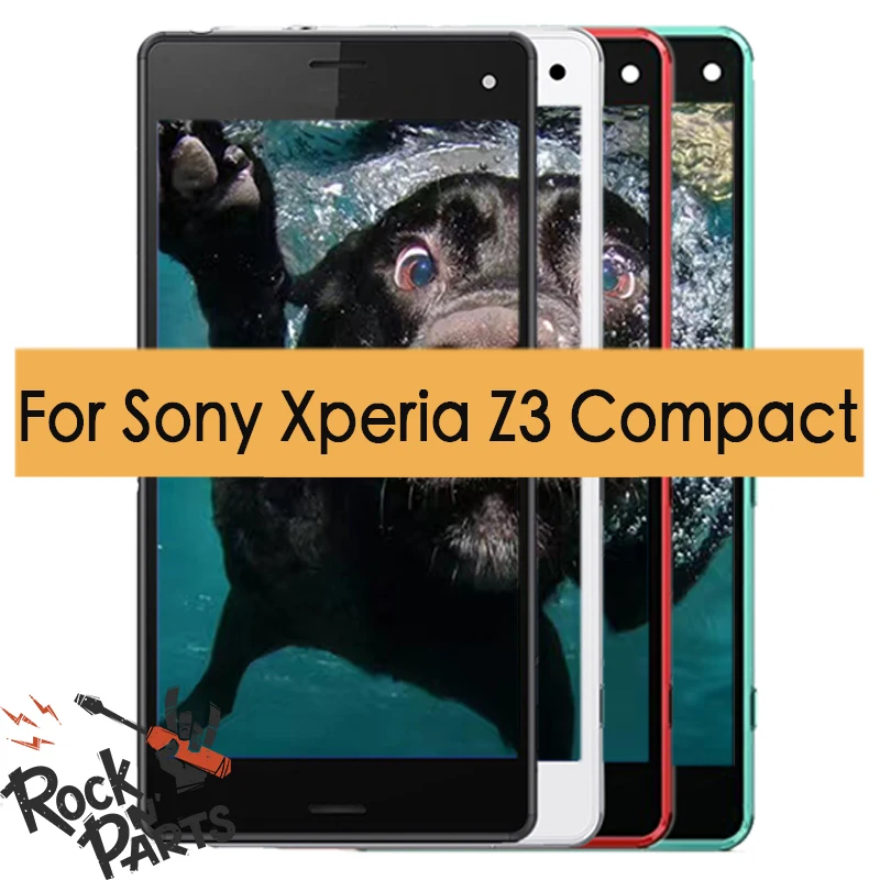 Оригинальный ЖК дисплей для Sony Xperia Z3 Compact сенсорный экран с рамкой Mini D5803