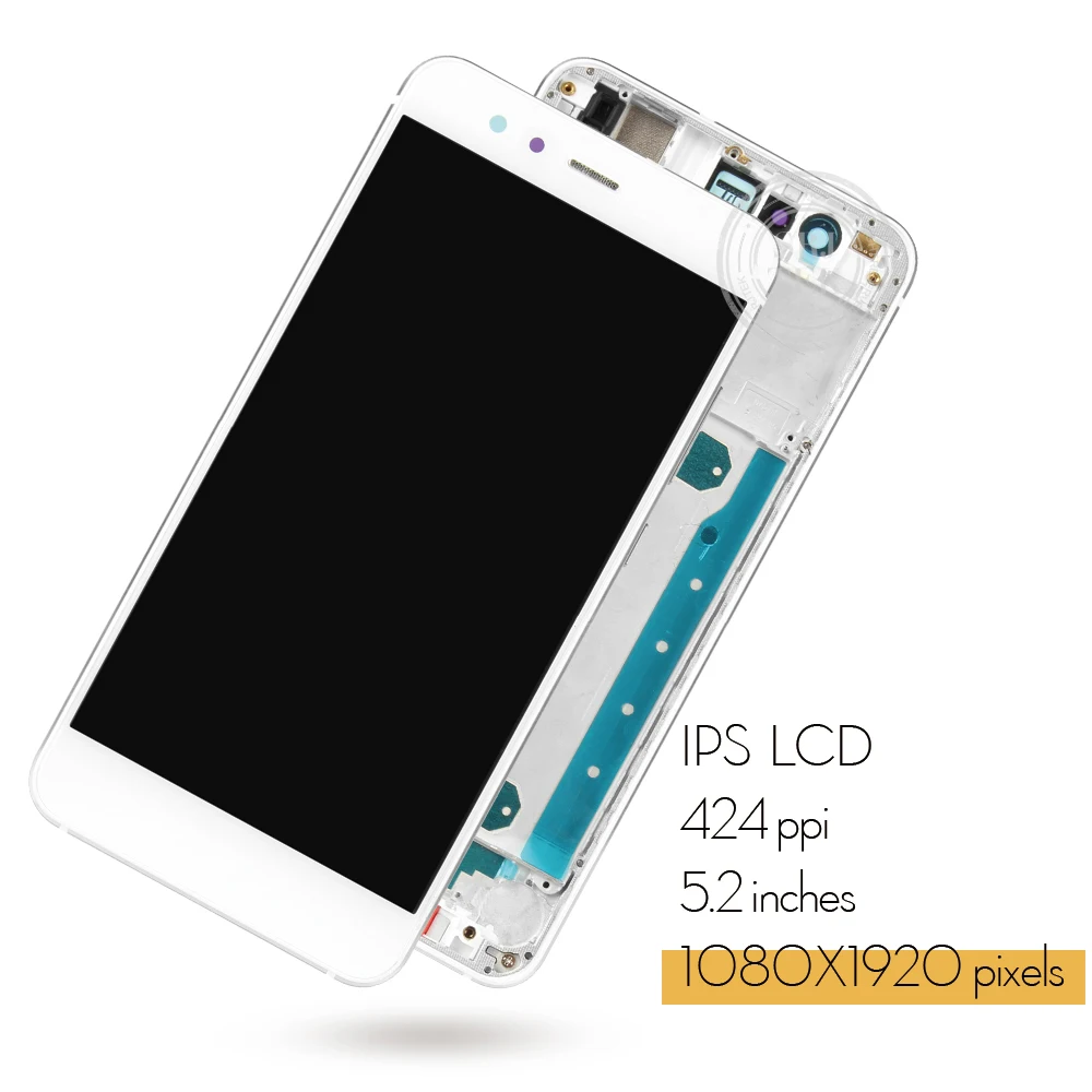ЖК дисплей с рамкой для HUAWEI P10 Lite светодиодный экран 5 2 дюйма WAS LX1 LX1A LX2 LX3|Экраны